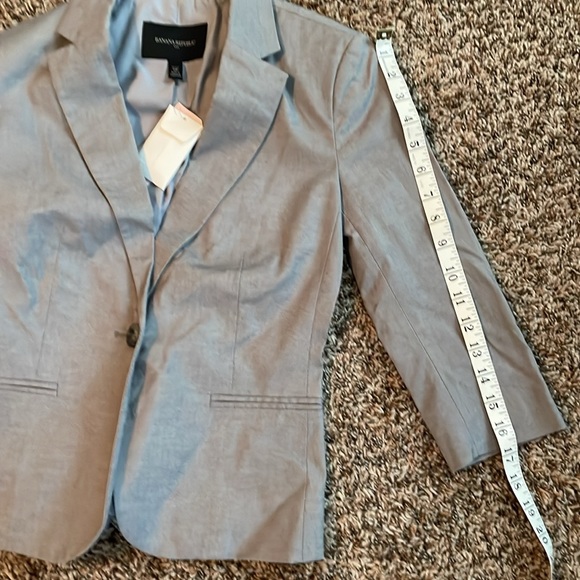 NWT, Banana Republic Gray 3/4 Sleeve Blazer! - Picture 6 of 7